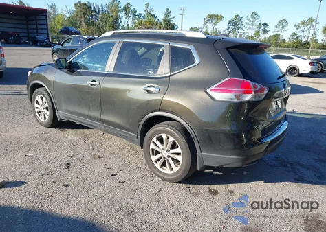 2016 Nissan Rogue Sv from USA, damaged, VIN KNMAT2MV1GP676939